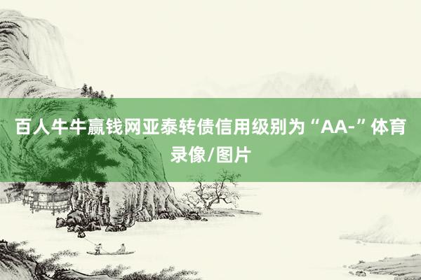 百人牛牛赢钱网亚泰转债信用级别为“AA-”体育录像/图片