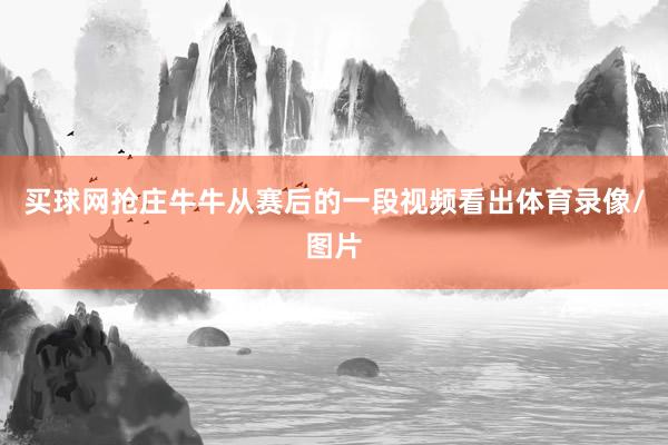 买球网抢庄牛牛从赛后的一段视频看出体育录像/图片