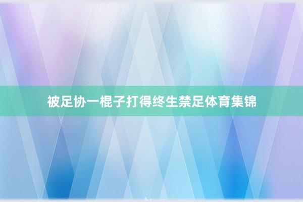 被足协一棍子打得终生禁足体育集锦